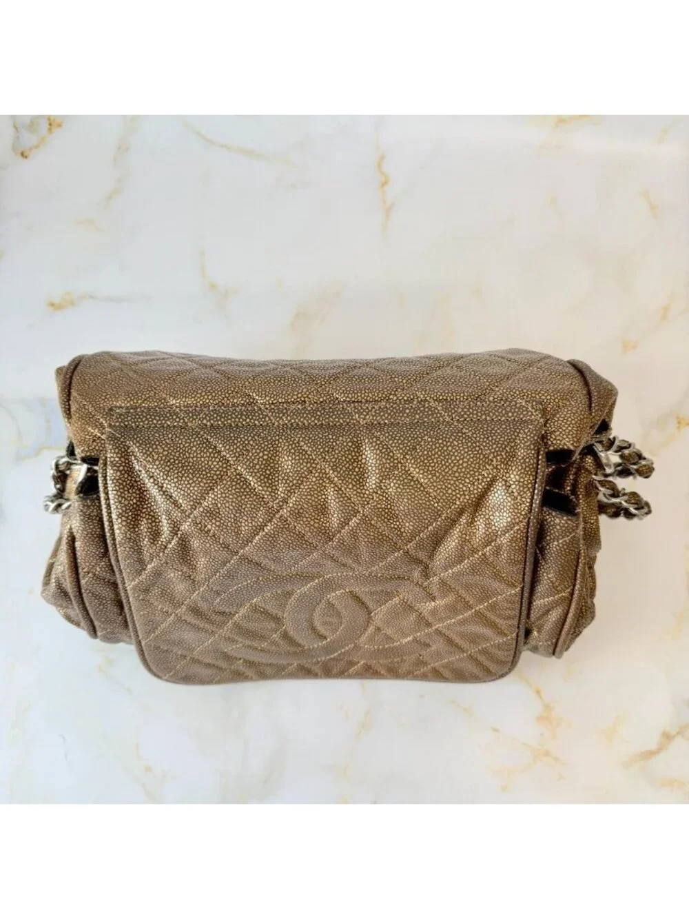 Chanel Quilted CC Logo Chain Shoulder
